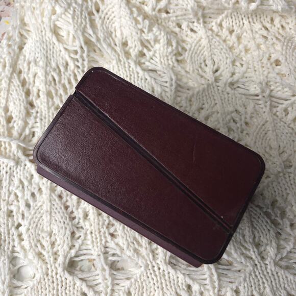 Vintage Gruen Red Original Wrist Watch Display Storage Box Case - Picture 7 of 16